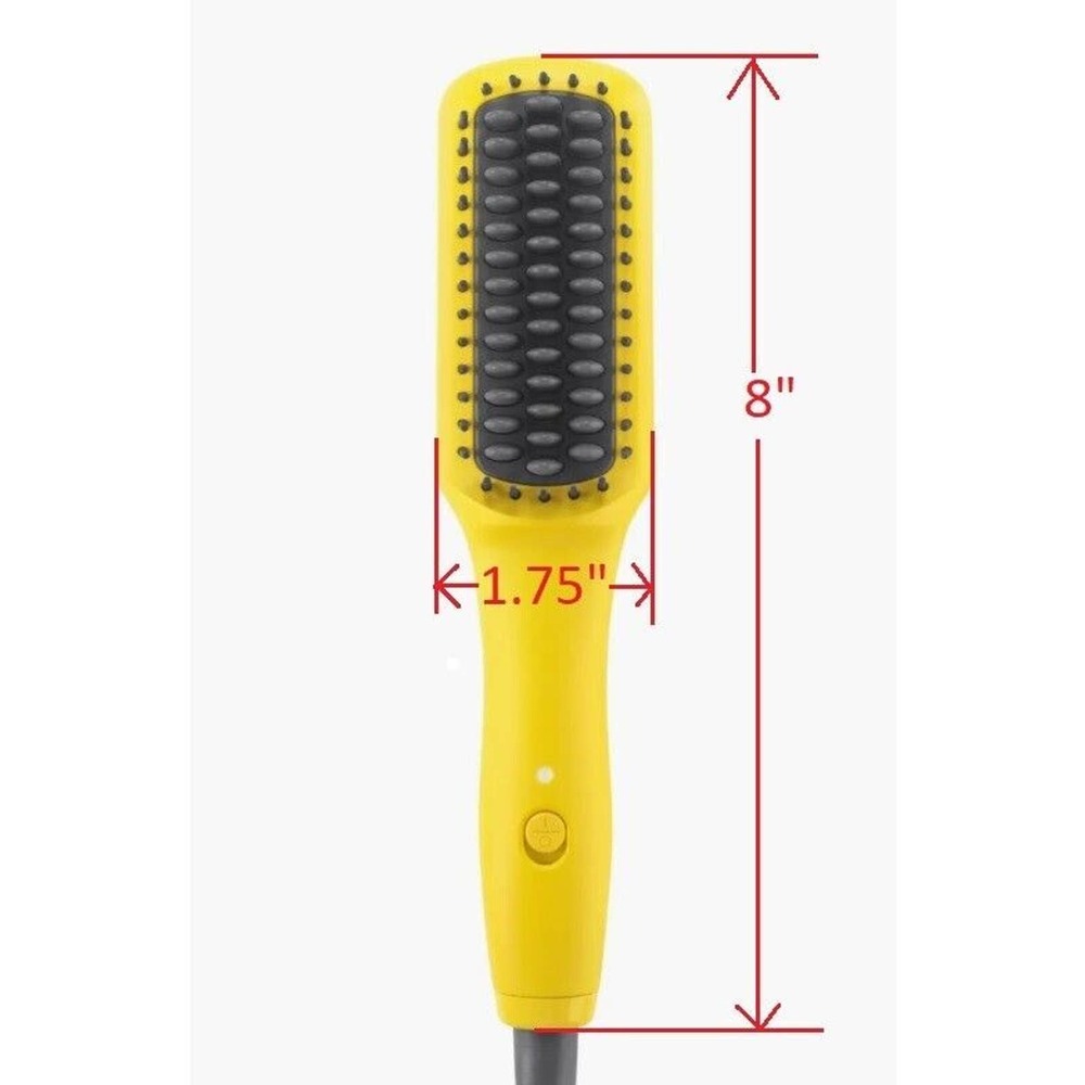 Drybar The Baby Brush Crush Heated Straightening Brush Travel Hair Straightener - Picture 3 of 10